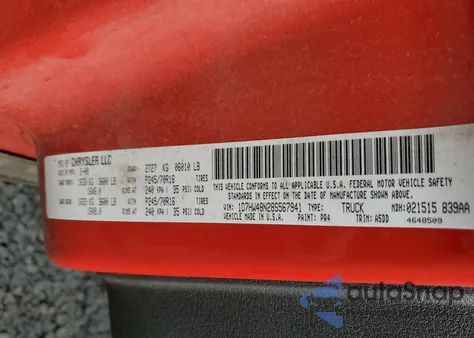 2008 Dodge Dakota Quad Slt z USA, uszkodzony, nr VIN 1D7HW48N28S567941